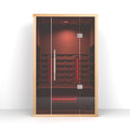 Orivon Lumin Two Luxury Far Infrared Sauna, 2 Person, Premium Canadian Hemlock, Plug & Play 110V/120V