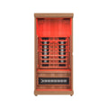Finnmark FD-1 Full Spectrum 1-Person Home Infrared Sauna with Adjustable Leveling Feet