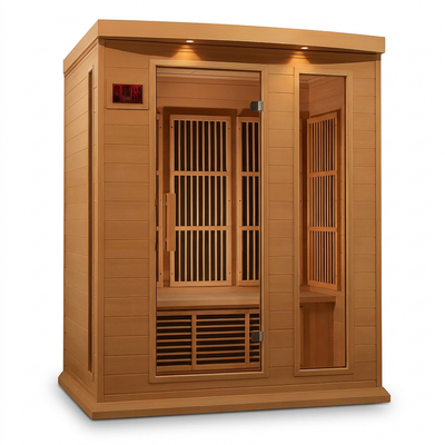 3 - Person FAR Infrared Sauna in Hemlock