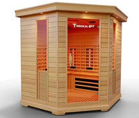 Medical 6 Plus 4 to 6 Person Full Spectrum Infrared Sauna