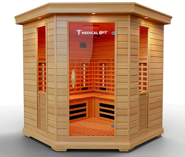 Medical 6 Plus 4 to 6 Person Full Spectrum Infrared Sauna