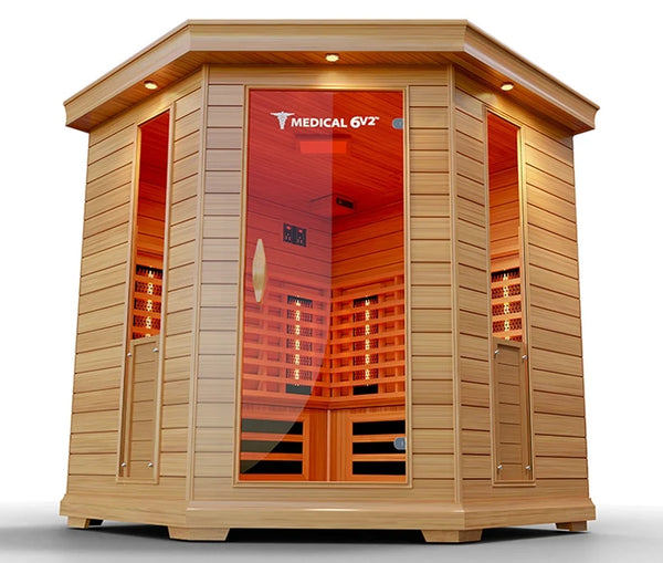 Medical 6 Plus 4 to 6 Person Full Spectrum Infrared Sauna