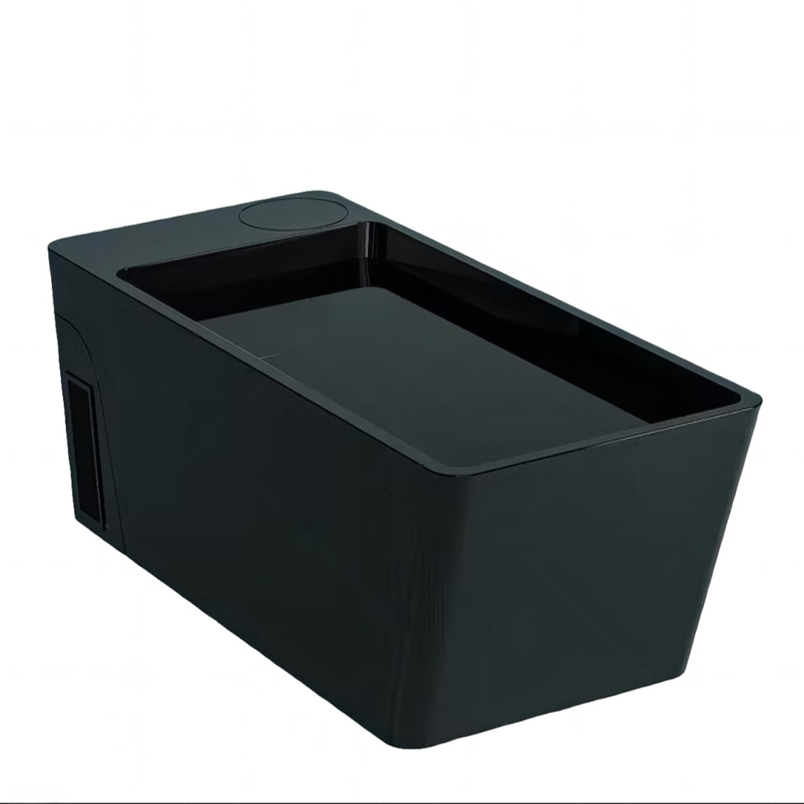 Orivon Frost Cold Plunge Tub, Black Acrylic Finish, 37°–108°F Precision Control