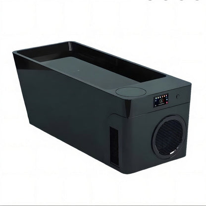 Orivon Frost Cold Plunge Tub, Black Acrylic Finish, 37°–108°F Precision Control