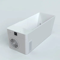 Orivon Frost Cold Plunge Tub, White Acrylic Finish, 37°–108°F Precision Control