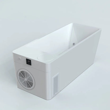 Orivon Frost Cold Plunge Tub, White Acrylic Finish, 37°–108°F Precision Control