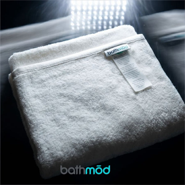 bathmōd® by Ecobrands Luxury Organic Bath Mats, 4-Pack, 1000 GSM GOTS-Certified Turkish Cotton
