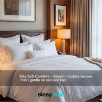 sleepmōd® by Ecobrands Cooling Eucalyptus Tencel Sheet Set, 400TC, Vegan, Hypoallergenic, Temperature-Regulating