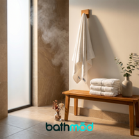 bathmōd® by Ecobrands Luxury Organic Bath Towels, 4-Pack, 700 GSM GOTS-Certified Turkish Cotton