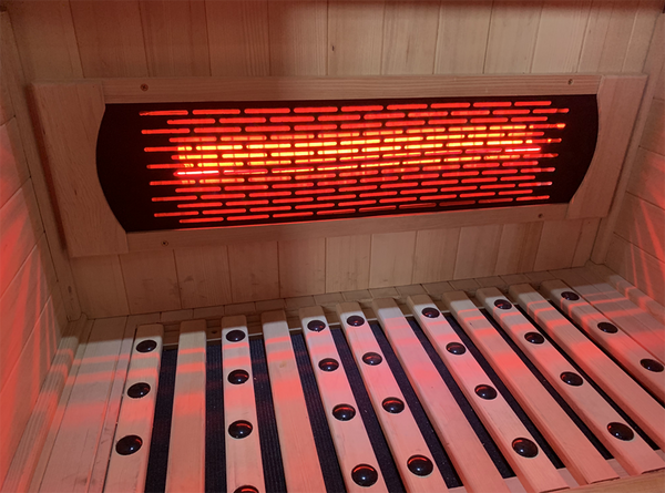 Orivon Lumin Three Far Infrared Sauna, 3 Person, Premium Canadian Hemlock, Plug & Play 110V/120V