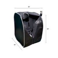 Relax Saunas Black Pro Portable Far Infrared Sauna