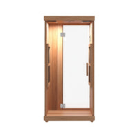 Finnmark FD-1 Full Spectrum 1-Person Home Infrared Sauna with Adjustable Leveling Feet