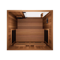Finnmark FD-1 Full Spectrum 1-Person Home Infrared Sauna with Adjustable Leveling Feet