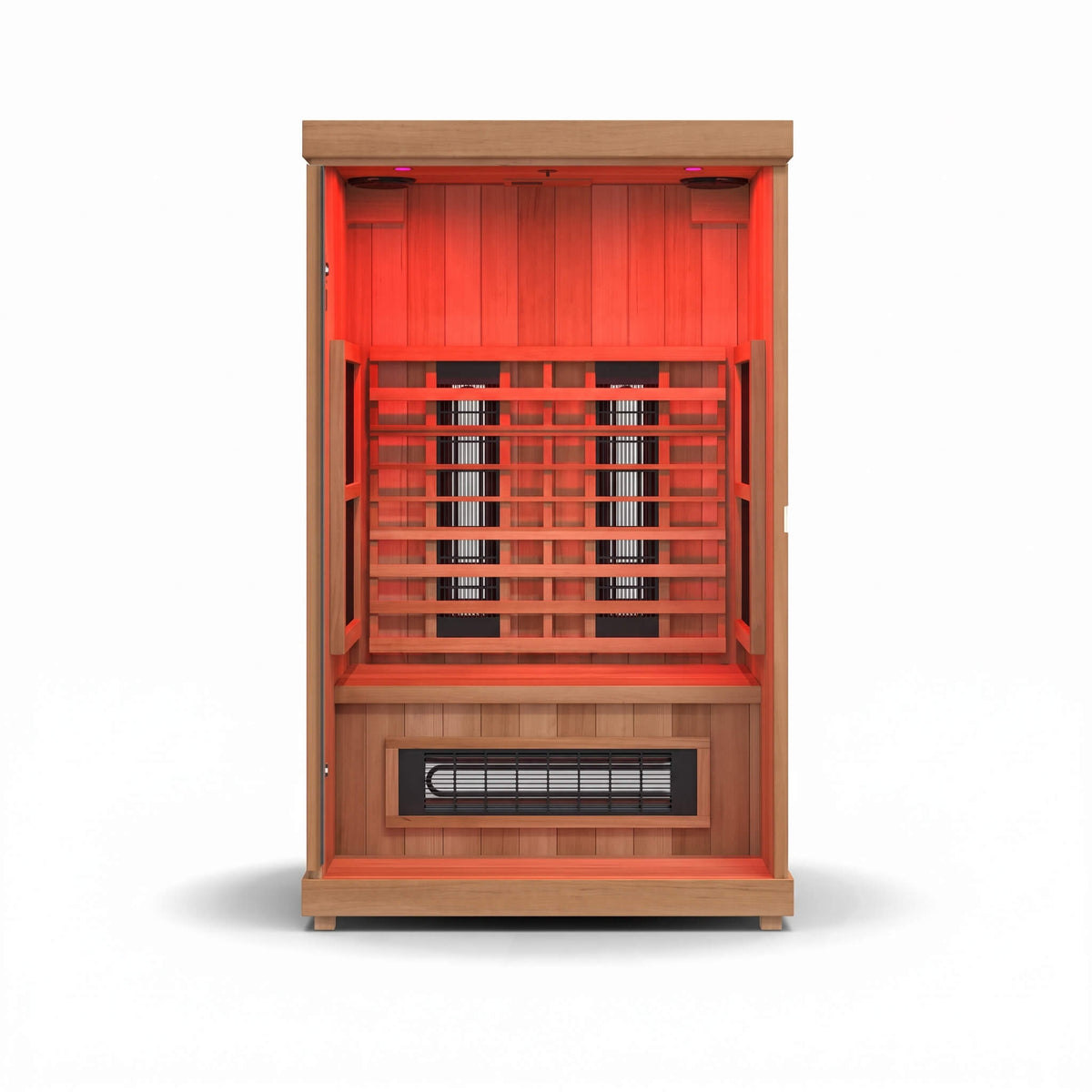 Finnmark FD-2 Full Spectrum 2-Person Home Infrared Sauna with Adjustable Leveling Feet