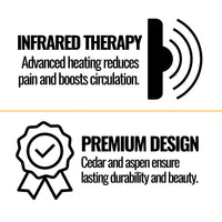 Finnmark FD-2 Full Spectrum 2-Person Home Infrared Sauna with Adjustable Leveling Feet