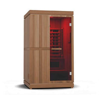 Finnmark FD-4 Trinity 2-Person Infrared, Steam, and Red Light Therapy Sauna Combo