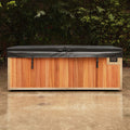 Finnmark SoulCold Premium 1-Person Cold and Hot Plunge with Cedar Backrest and Cover