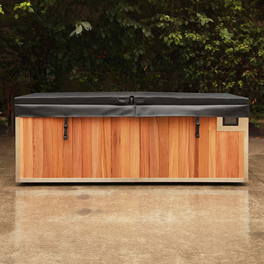 Finnmark SoulCold Premium 1-Person Cold and Hot Plunge with Cedar Backrest and Cover