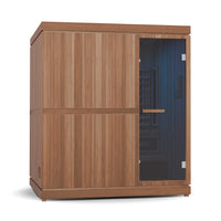 Finnmark FD-5 Trinity XL 4-Person Infrared, Steam, and Red Light Therapy Sauna Combo