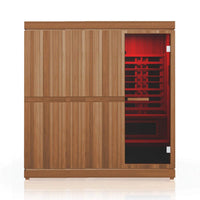 Finnmark FD-5 Trinity XL 4-Person Infrared, Steam, and Red Light Therapy Sauna Combo