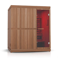 Finnmark FD-5 Trinity XL 4-Person Infrared, Steam, and Red Light Therapy Sauna Combo