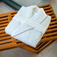 bathmōd® by Ecobrands Luxury Organic Bathrobe and Slipper Set, 700 GSM GOTS-Certified Turkish Cotton