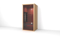 Orivon Lumin One, 1-2 Person Far Infrared Sauna, Plug & Play 110V/120V, Canadian Hemlock