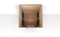 Orivon Lumin One, 1-2 Person Far Infrared Sauna, Plug & Play 110V/120V, Canadian Hemlock