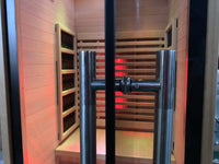 Orivon Lumin One, 1-2 Person Far Infrared Sauna, Plug & Play 110V/120V, Canadian Hemlock