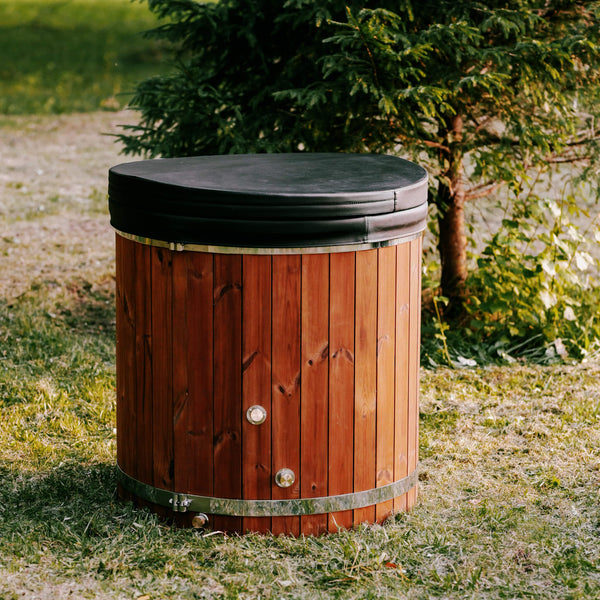 Premium 1-Person Fully-Assembled ThermoWood® Cold Plunge Tub (SAK80914)