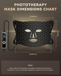 PurRed™ Red Light Therapy Face Mask, FDA-Registered, Medical-Grade LED Device